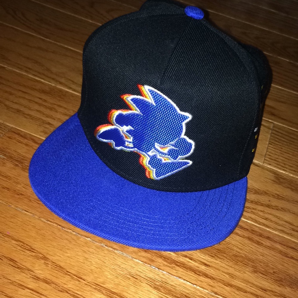 Sonic the hedgehog hat SnapBack blue black